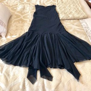 Asymmetrical hem dress